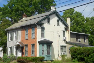 A preserved historic house and garden in Quakertown Borough.